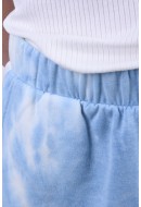 Women Shorts Vero Moda Elena Hw Tie Dye Snow White/Cashmere Blue